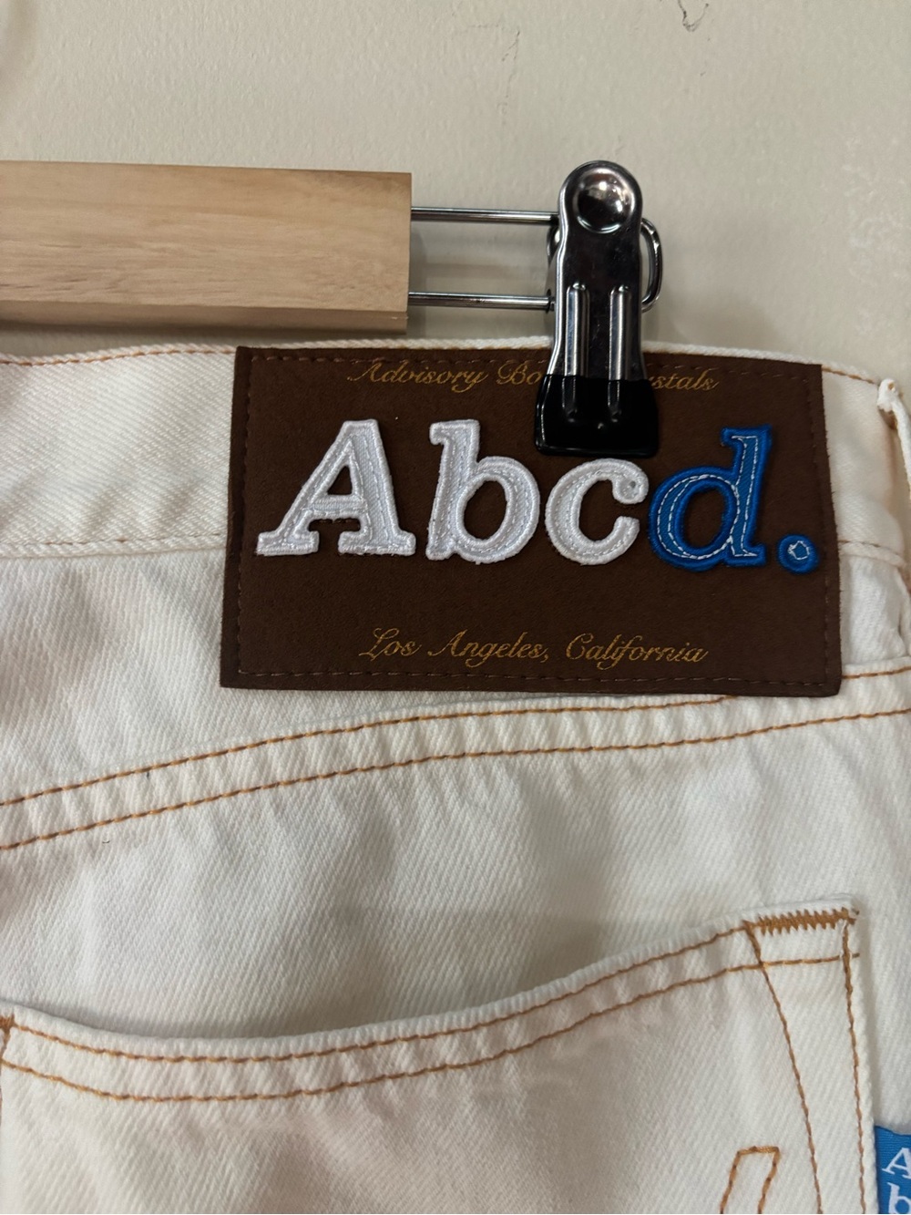 ADVISORY BOARD CRYSTALS ABCD. FIT B SLIM FIT JEAN - WHITE - Picture 7 of 8